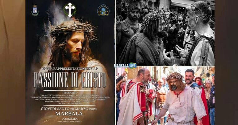 Giovedì Santo a Marsala, l’itinerario della Sacra Rappresentazione della Passione di Cristo