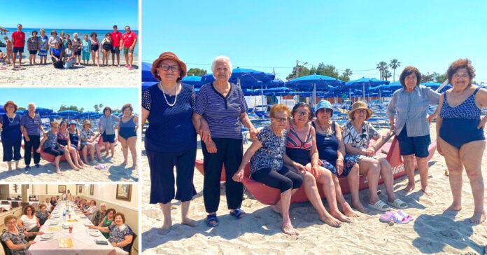 Anziani Vivi la Vita, colonia estiva al lido di Tonnarella con la Fondazione San Vito Ets
