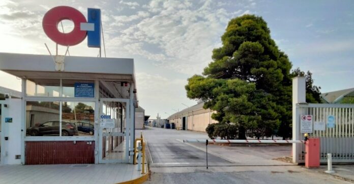 Stabilimento industriale O-I Glass ex Sicilvetro a Marsala