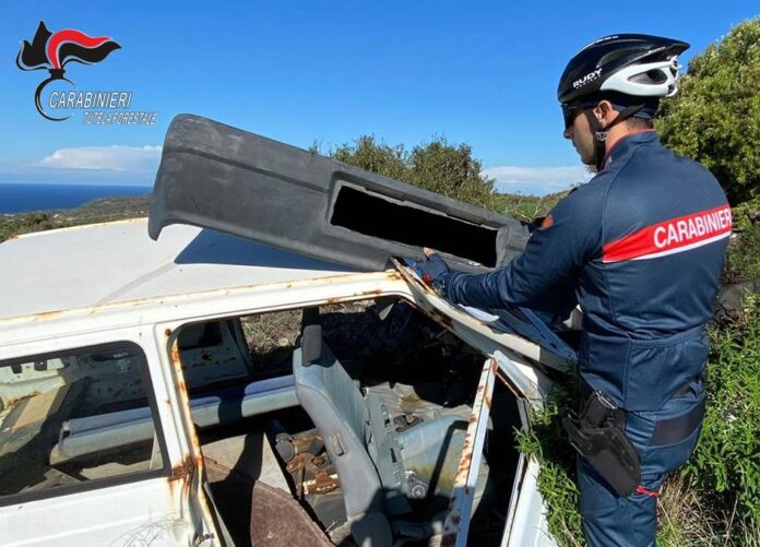 Reati ambientali a Pantelleria durante i controlli dei Carabinieri Forestali